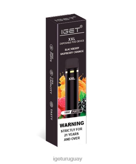 IGET Online xxl 4J22T44 mora frambuesa naranja
