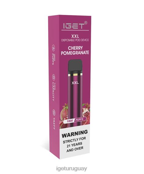 IGET Bar Plus xxl 4J22T50 granada cereza