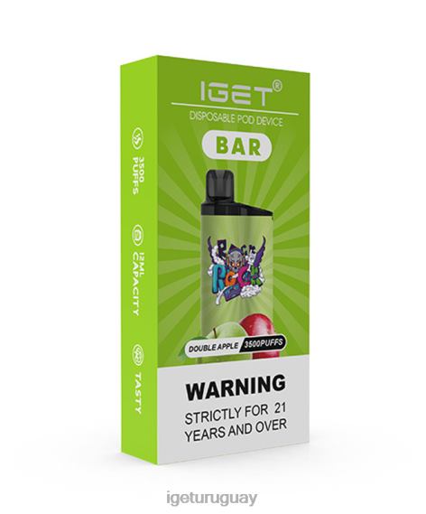 Discount IGET Vapes bar 4J22T157 manzana doble