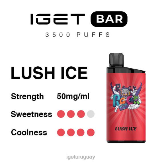 IGET Online barra 3500 inhalaciones 4J22T277 hielo exuberante