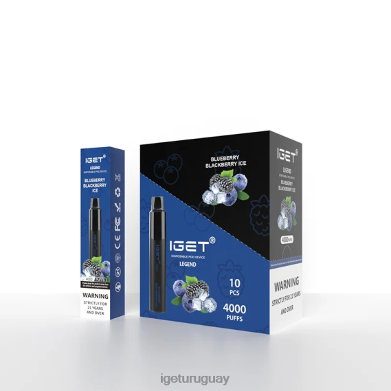 IGET Vape Online leyenda 4000 bocanadas 4J22T325 arándano, mora, hielo