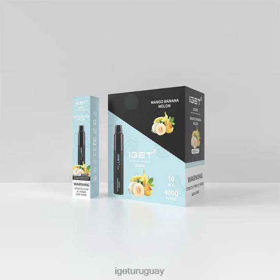 IGET Bar Discount leyenda 4000 bocanadas 4J22T350 mango plátano melón
