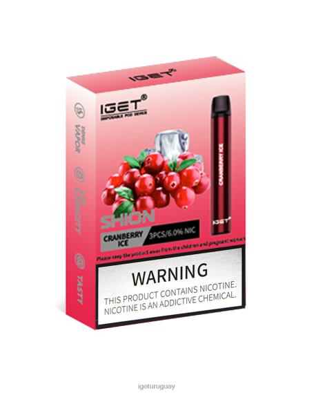 IGET Vape Online 3 x shion 4J22T12 hielo de arándano