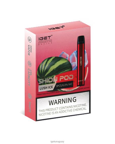 Discount IGET Vapes 3 x shion 4J22T17 hielo exuberante