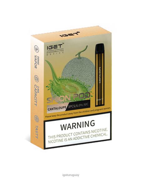 Discount IGET Vapes 3 x shion 4J22T7 Cantalupo